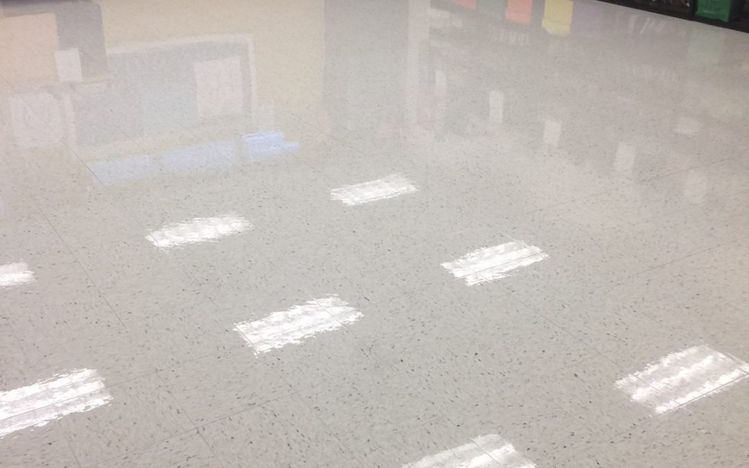 SPM OFFERS EXPERT ADVICE MAINTAINING VCT TILE FLOORS AFTER STRIPPING & WAXING